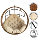 Cadeira Balanço Ninho Suspenso De Fibra Com Almofada Impermeá