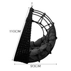 Cadeira Balanço Ninho Suspenso em Corda Náutica Luxo
