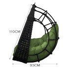 Cadeira Balanço Ninho Suspenso Em Corda Náutica Luxo