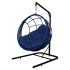 Cadeira Balanço Ninho Suspenso Em Corda Náutica Luxo Com Supo