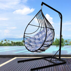 Cadeira Balanço Ninho Suspenso Gota Com Suporte E Almofada Im