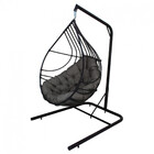 Cadeira Balanço Ninho Suspenso Gota Com Suporte E Almofada Im