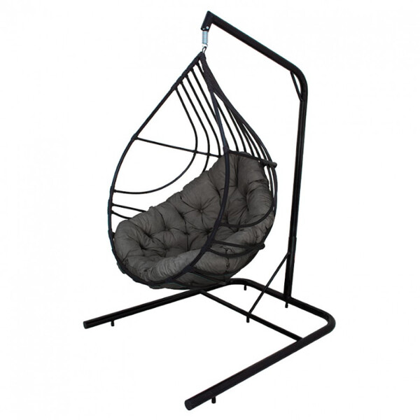 Cadeira Balanço Ninho Suspenso Gota Com Suporte E Almofada Im