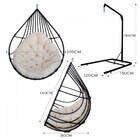 Cadeira Balanço Ninho Suspenso Gota Com Suporte E Almofada Im