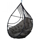 Cadeira Balanço Ninho Suspenso Gota De Fibra Com Almofada Imp