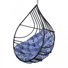 Cadeira Balanço Ninho Suspenso Gota De Fibra Com Almofada Imp