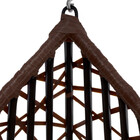 Cadeira Balanço Ninho Suspenso Gota Tramado Com Almofada Impe