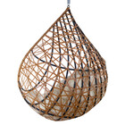 Cadeira Balanço Ninho Suspenso Gota Tramado Com Almofada Impe