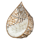 Cadeira Balanço Ninho Suspenso Gota Tramado Com Almofada Impe