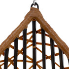 Cadeira Balanço Ninho Suspenso Gota Tramado Com Almofada Impe