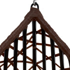 Cadeira Balanço Ninho Suspenso Gota Tramado Com Almofada Impe