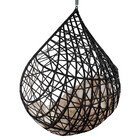 Cadeira Balanço Ninho Suspenso Gota Tramado Com Almofada Impe