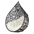 Cadeira Balanço Ninho Suspenso Gota Tramado Com Almofada Impe