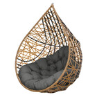 Cadeira Balanço Ninho Suspenso Gota Tramado Com Almofada Impe