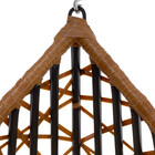 Cadeira Balanço Ninho Suspenso Gota Tramado Com Almofada Impe