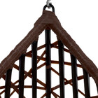 Cadeira Balanço Ninho Suspenso Gota Tramado Com Almofada Impe