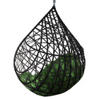 Cadeira Balanço Ninho Suspenso Gota Tramado Com Almofada Impe