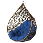 Cadeira Balanço Ninho Suspenso Gota Tramado Com Almofada Impe