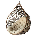 Cadeira Balanço Ninho Suspenso Gota Tramado Com Almofada Impe