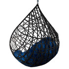 Cadeira Balanço Ninho Suspenso Gota Tramado Com Suporte E Alm