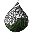 Cadeira Balanço Ninho Suspenso Gota Tramado Com Suporte E Alm