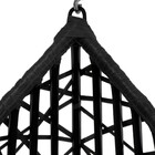 Cadeira Balanço Ninho Suspenso Gota Tramado Com Suporte E Alm