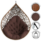 Cadeira Balanço Ninho Suspenso Gota Tramado com suporte e Alm