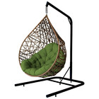 Cadeira Balanço Ninho Suspenso Gota Tramado com suporte e Alm