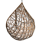 Cadeira Balanço Ninho Suspenso Gota Tramado com suporte e Alm