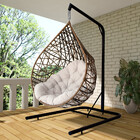 Cadeira Balanço Ninho Suspenso Gota Tramado com suporte e Alm