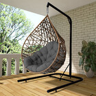 Cadeira Balanço Ninho Suspenso Gota Tramado com suporte e Alm