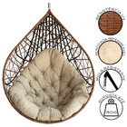 Cadeira Balanço Ninho Suspenso Gota Tramado com suporte e Alm