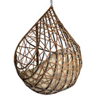 Cadeira Balanço Ninho Suspenso Gota Tramado com suporte e Alm