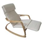 Cadeira Balanço Poltrona Papai Madeira Moderna Lucci