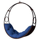 Cadeira Balanço Suspenso Lua Em Corda Náutica