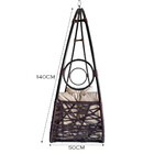 Cadeira Balanço Suspenso Lua Em Fibra Sintética