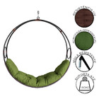 Cadeira Balanço Suspenso Lua Em Fibra Sintética