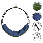 Cadeira Balanço Suspenso Lua Nova Em Corda Náutica