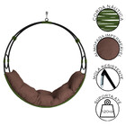 Cadeira Balanço Suspenso Lua Nova Em Corda Náutica