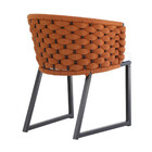 Cadeira Bali Aluminio Em Tricô Náutico Trama Original