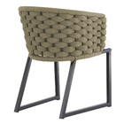 Cadeira Bali Aluminio Em Tricô Náutico Trama Original