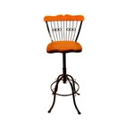 Cadeira Banqueta Bistrô Alta Regulável Giratória Balcão Cozin