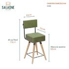 Cadeira Barcelona Baixa 50cm - Salaone