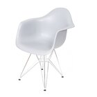 Cadeira Base Cromada 1121  Cinza/cromado