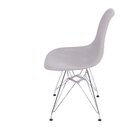 Cadeira Base Cromada Colmeia  Fendi/cromado