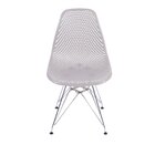 Cadeira Base Cromada Colmeia  Fendi/cromado