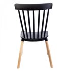 Cadeira Base Em Madeira Windsor Preto