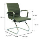Cadeira Base Fixa Eames Cinza