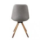 Cadeira Base Giratória Luana Móveis Cinza