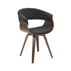 Cadeira Base Madeira Betina Cadeiras Grafite